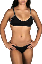 Adoretex Women's Polyester Workout Bikini Top