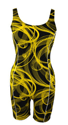 Adoretex Women Unitard Stellar Spirals Swimsuit (FU004)