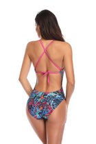 Adoretex Girl's/Women's Splash One Piece Tie-Back Swimsuit (FN036)