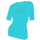 Adoretex Women's Plus Size UPF 50+ Short Sleeve Rashguard (RS006P)