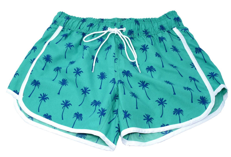 Adoretex Women's Palm Printed Beach Board Shorts (FBP015)