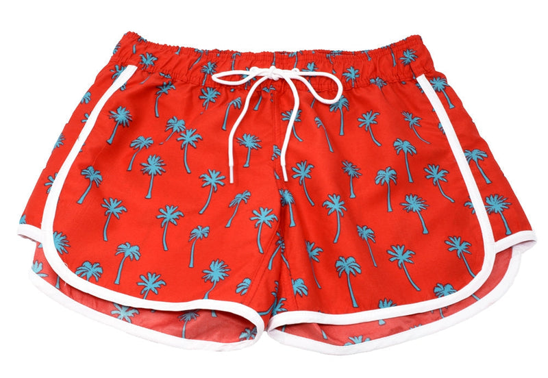 Adoretex Women's Palm Printed Beach Board Shorts (FBP015)