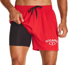 Adoretex Men's Guard Swim Shorts With Compression Liner
