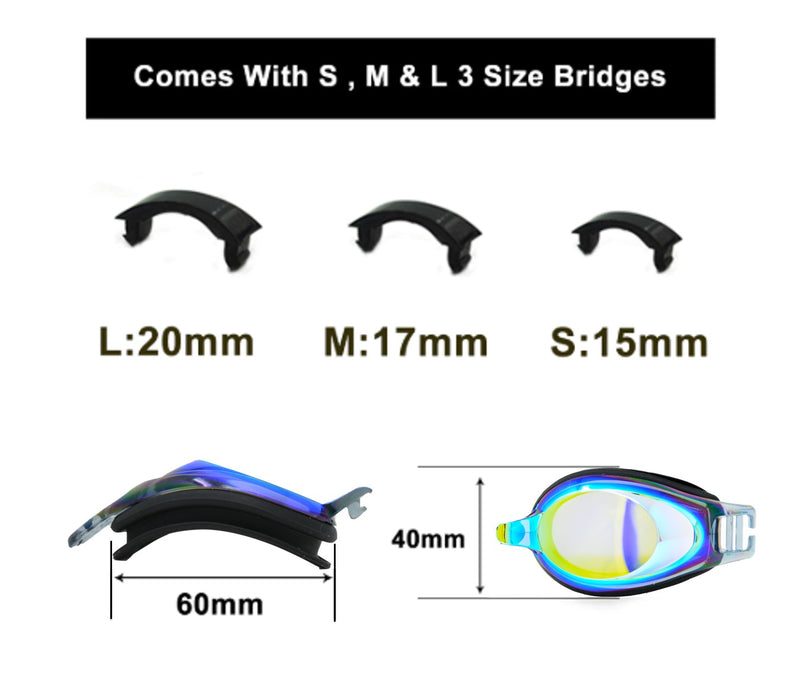 swimming goggles sizes Adoretex Nearsighted Swim Goggles with Case (GN1503)