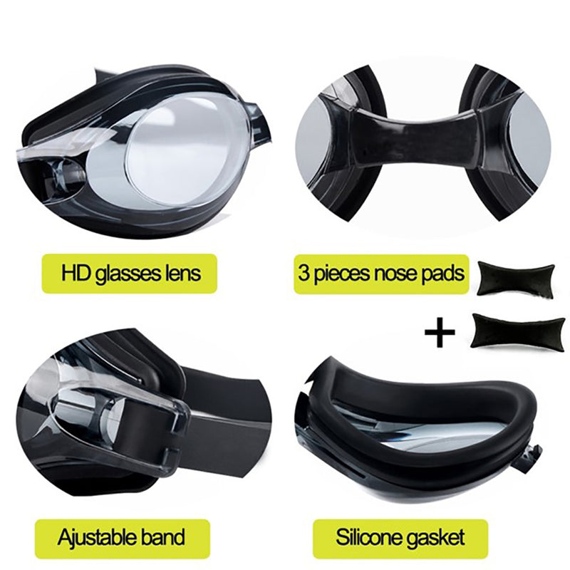 swimming goggles for nearsighted Adoretex Nearsighted Swim Goggles with Case (GN1503)