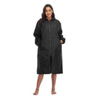 Adoretex Unisex Water Resistant Swim Parka for Adults and Kids Black Lining (PK005)