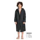 Adoretex Unisex Water Resistant Swim Parka for Adults and Kids Black Lining (PK005)