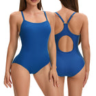 Adoretex Women's Athletic Training One-Piece Swimsuit with Bra & Adjustable Straps (FN055)