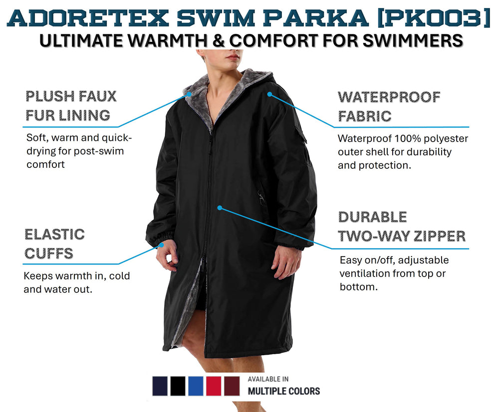 Youth/Adult Swim Parkas - Swimwear, Outerwear | Adoretex