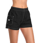 Adoretex Women's Quick Dry Elastic Waistband Lightweight Swim Board Shorts (FB013)
