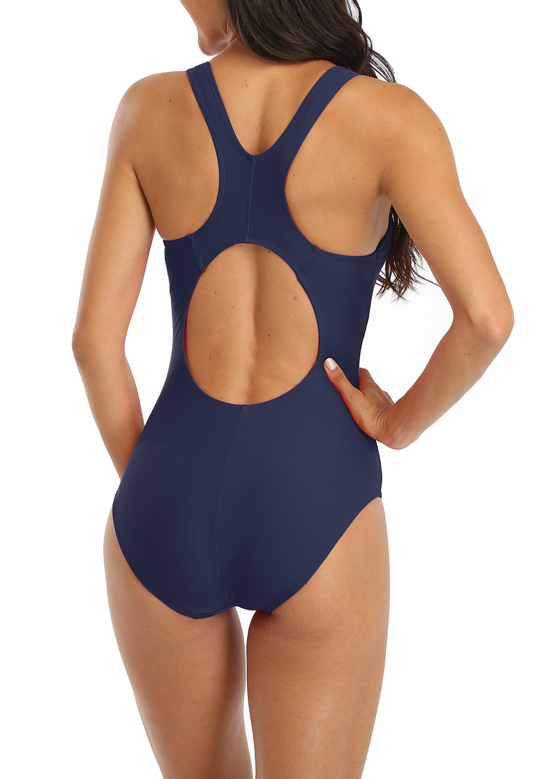 Adoretex Women's Guard Fit Back One Piece Swimsuit with Soft Cups (FGP15)