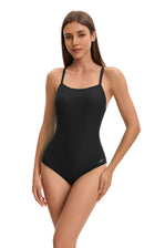 Adoretex Women's Athletic Training One-Piece Swimsuit with Bra & Adjustable Straps (FN055)