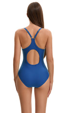 Adoretex Women's Athletic Training One-Piece Swimsuit with Bra & Adjustable Straps (FN055)