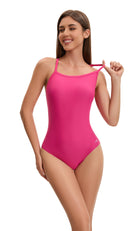 Adoretex Women's Athletic Training One-Piece Swimsuit with Bra & Adjustable Straps (FN055)