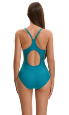 Adoretex Women's Athletic Training One-Piece Swimsuit with Bra & Adjustable Straps (FN055)