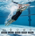 Adoretex Women's Polyester Unitard Swimsuit (FP003)