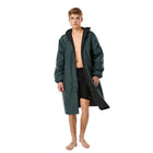 Adoretex Unisex Water Resistant Swim Parka for Adults and Kids Black Lining (PK005)