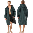 Adoretex Unisex Water Resistant Swim Parka for Adults and Kids Black Lining (PK005)