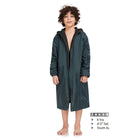 Adoretex Unisex Water Resistant Swim Parka for Adults and Kids Black Lining (PK005)