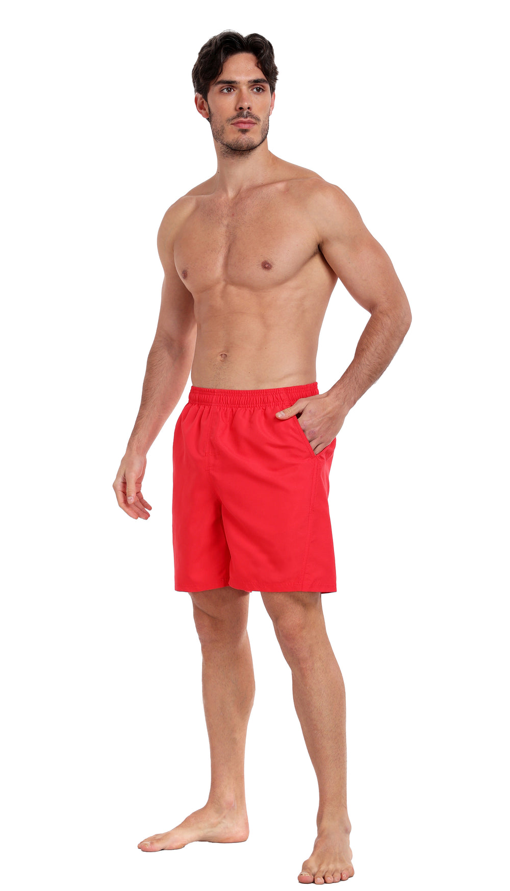 Adoretex Men's Solid Swim Board Shorts Swim Trunks Mesh