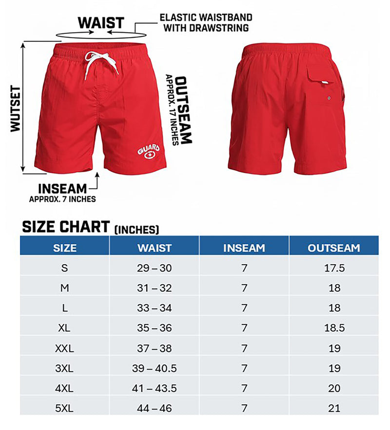 Adoretex Men's Guard Mesh Lining Pockets Swim Trunks Swimsuit (MG012)