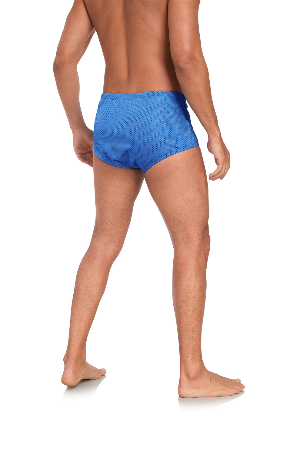 Adoretex Men's Polymesh Training Drag Suit Swimwear (MT002) - Black/white - 24