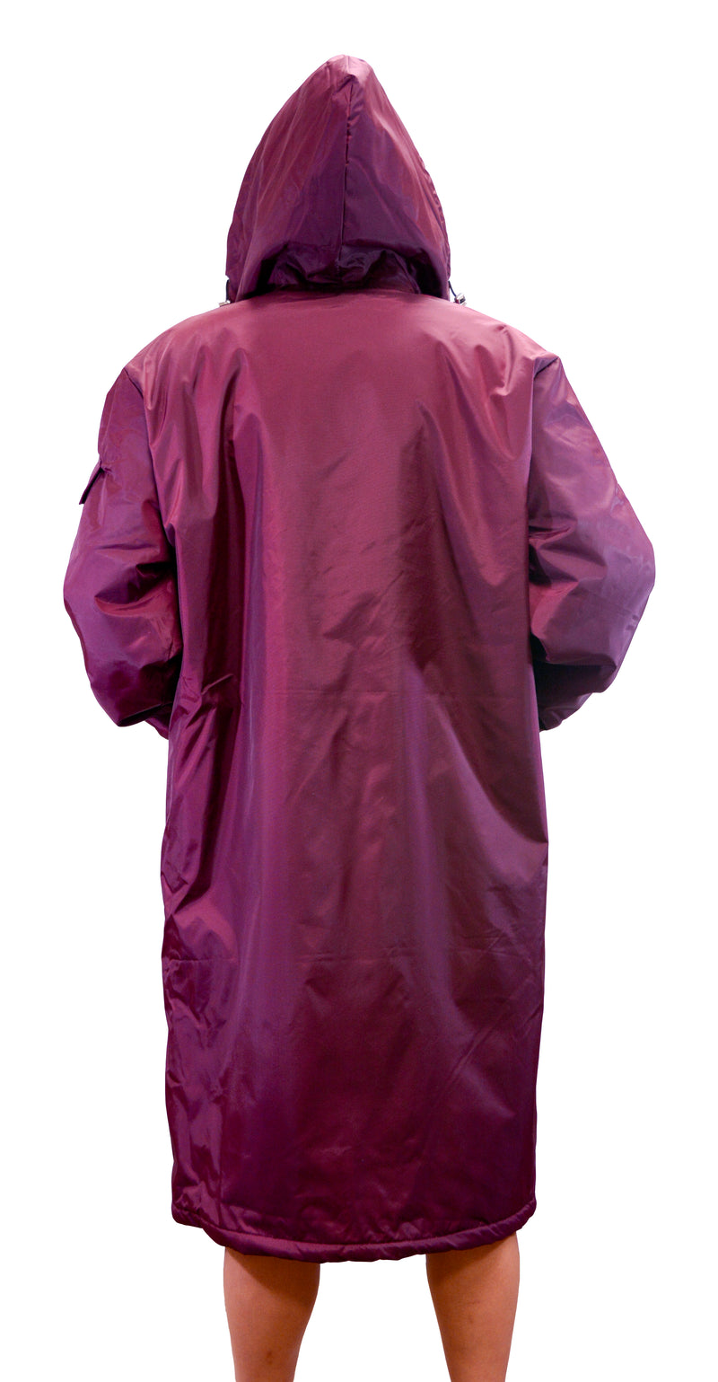 Adoretex Unisex Solid Faux Fur Lining Swim Parka (PK003)