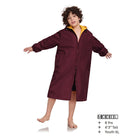 Adoretex Unisex Water Resistant Swim Parka for Adults and Kids Yellow Lining (PK005)