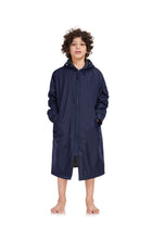 Adoretex Unisex Water Resistant Swim Parka for Adults and Kids Black Lining (PK005)