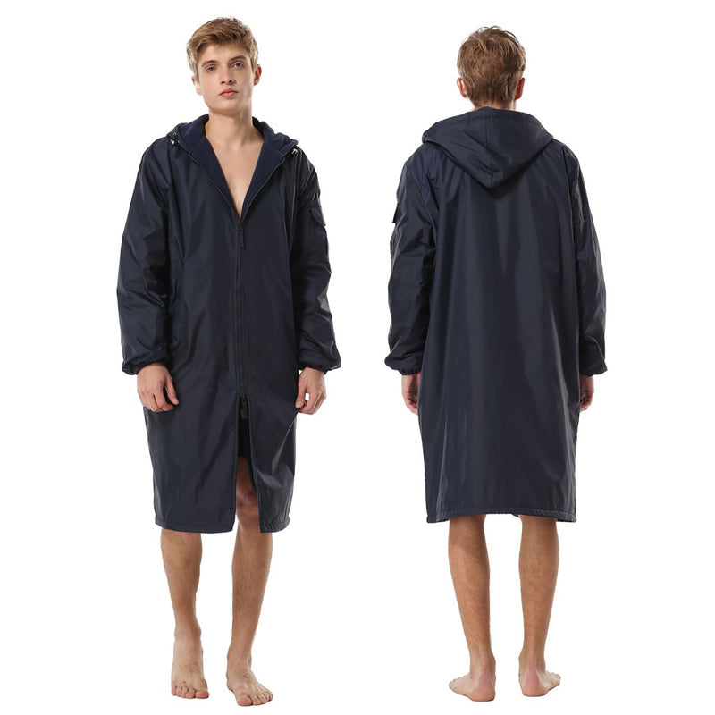 Swim Parka, Youth/Adult, Unisex - Navy | Warm & Insolating – Adoretex