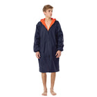 Adoretex Unisex Water Resistant Swim Parka for Adults and Kids Orange Lining (PK005)
