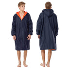 Adoretex Unisex Water Resistant Swim Parka for Adults and Kids Orange Lining (PK005)