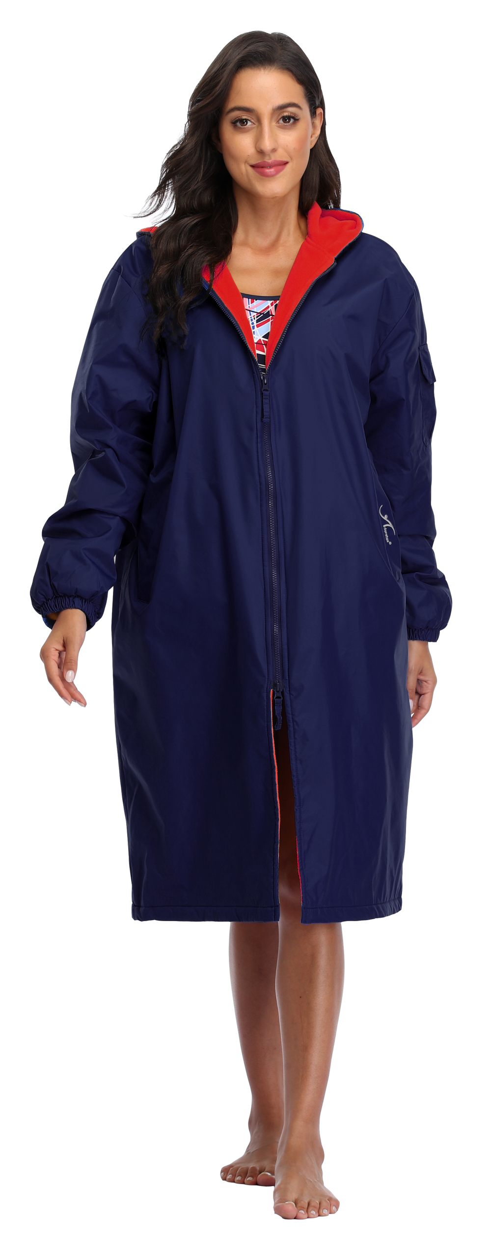 Customized Robes For Men Adoretex Unisex Swim Parka (PK005C
