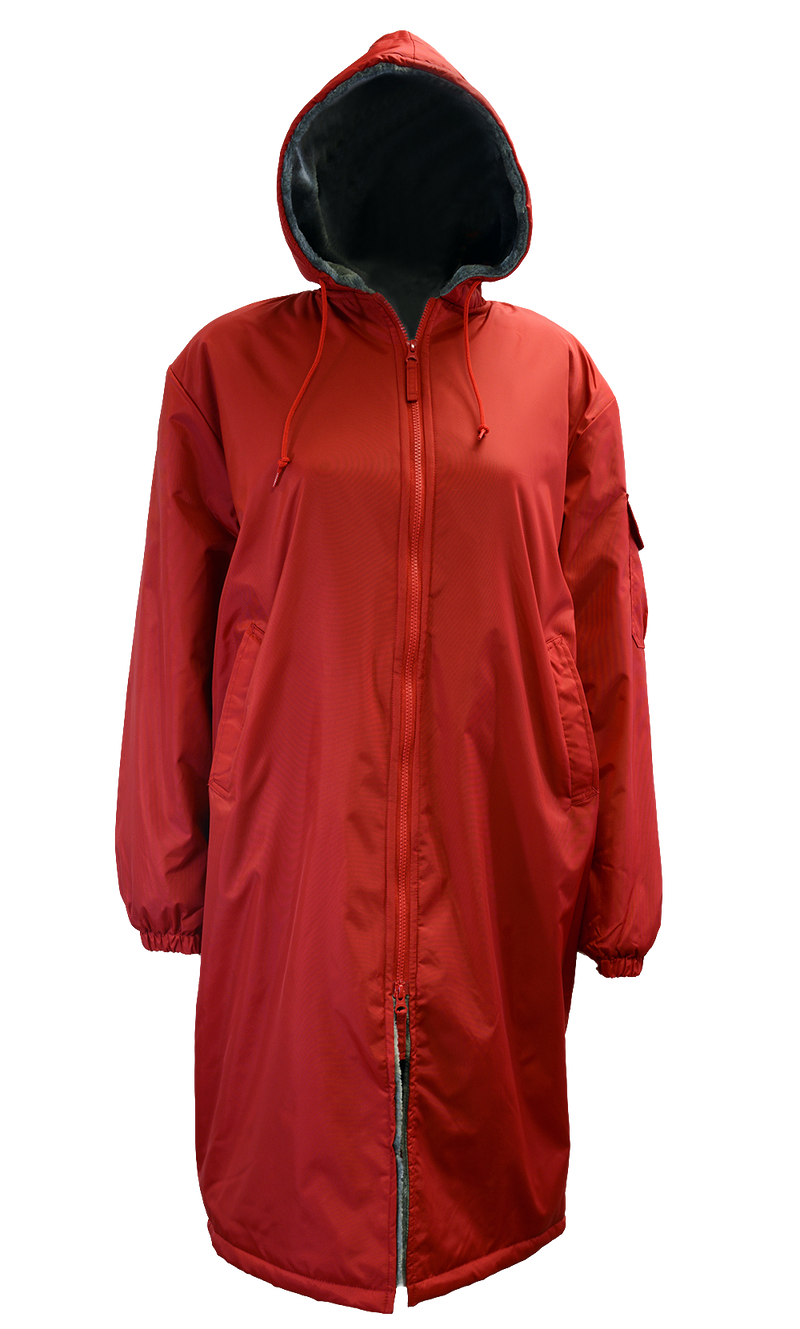 Fleece lined 2025 swim parka