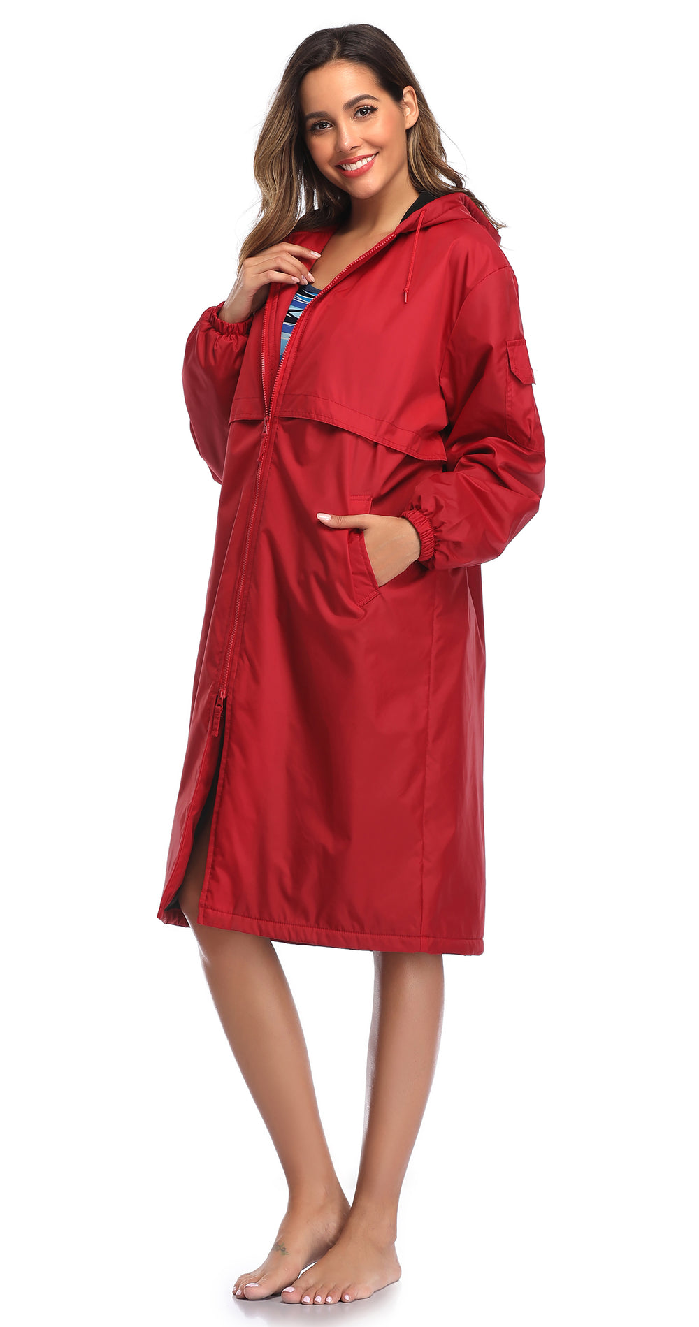 Lifeguard Waterproof Adult Swim Parka, Insolating | Adoretex