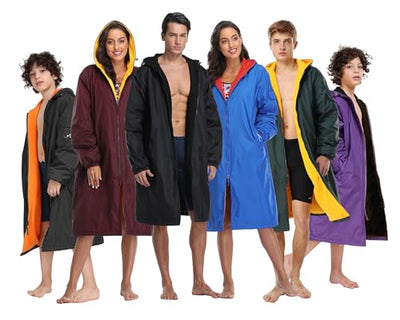 Adoretex Unisex Adult/Youth Swim Parka | Navy & Ocean Blue