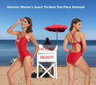 Adoretex Girl's/Women's Guard One Piece Tie-Back Swimsuit (FGN28)