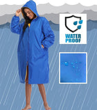 Adoretex Unisex Water Resistant Swim Parka for Adults and Kids Black Lining (PK005)