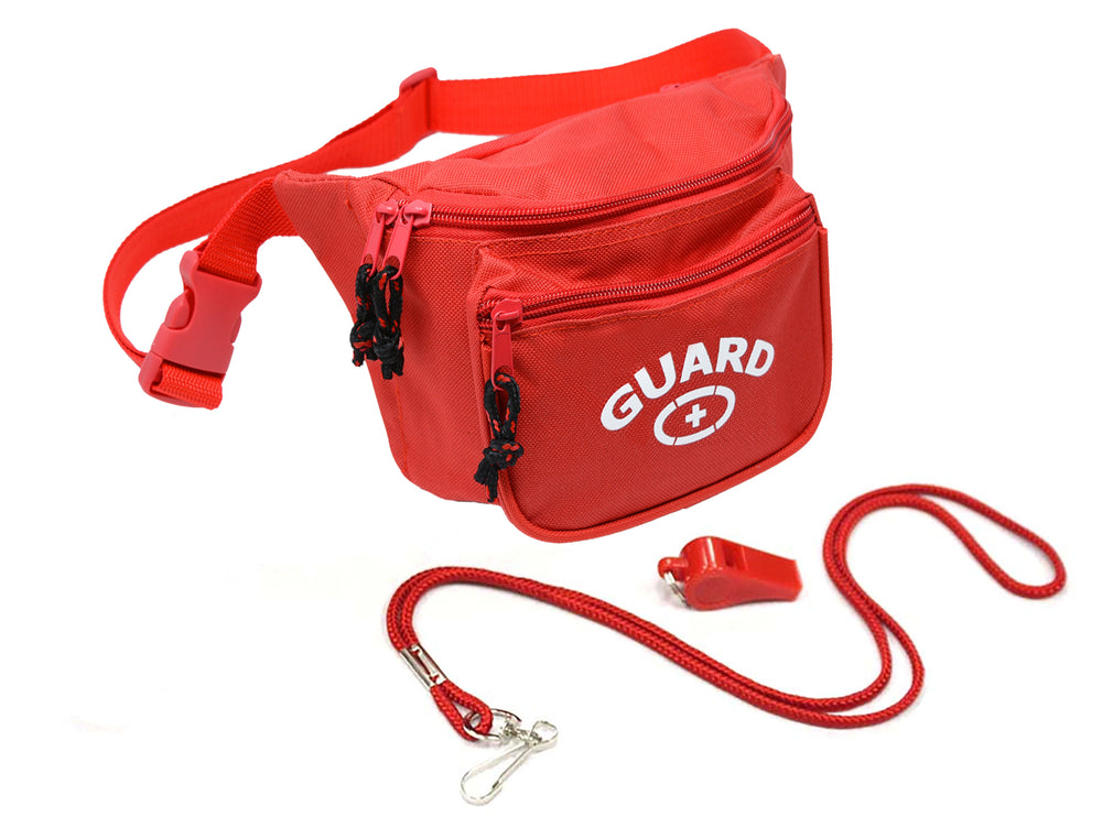 PORTER FANNY PACK MINI レッド　限定品 Adoretex Guard Fanny Pack Whistle with Lanyard Equipment Set -WBS-001