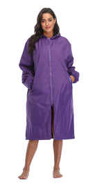 Adoretex Unisex Water Resistant Swim Parka for Adults and Kids Black Lining (PK005)