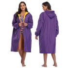 Adoretex Unisex Water Resistant Swim Parka for Adults and Kids Yellow Lining (PK005)