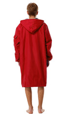 Adoretex Unisex Solid Faux Fur Lining Swim Parka (PK003)