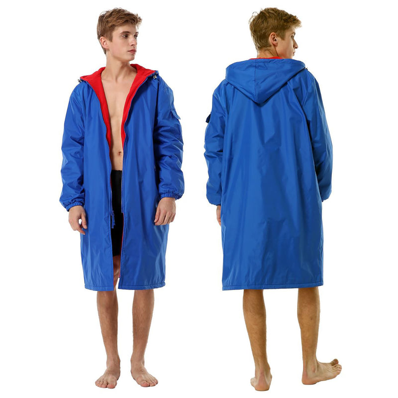Adoretex Unisex Adult/Youth Swim Parka | Navy & Ocean Blue Adoretex Unisex Adult/Youth Swim Parka | Navy & Ocean Blue