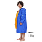 Adoretex Unisex Water Resistant Swim Parka for Adults and Kids Yellow Lining (PK005)