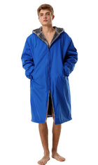 Adoretex Unisex Solid Faux Fur Lining Swim Parka (PK003)