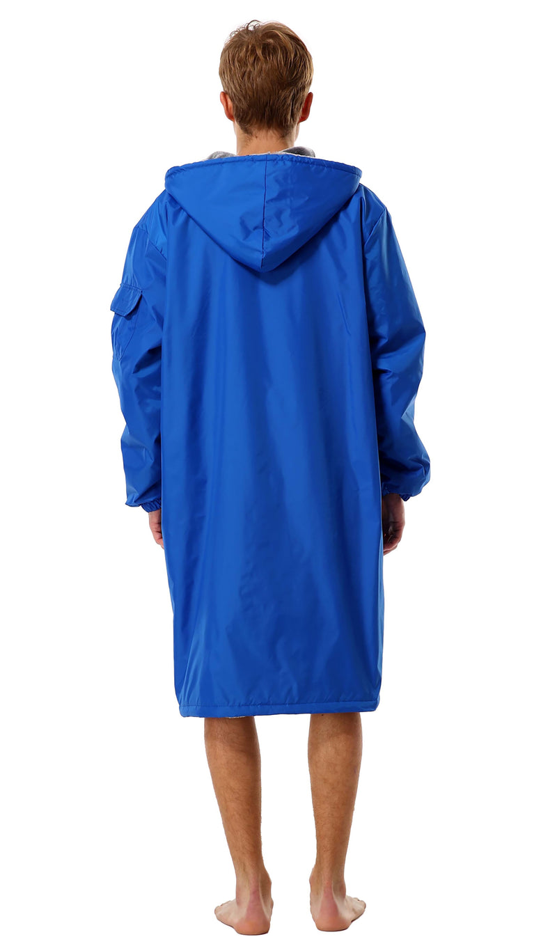 Adoretex Unisex Solid Faux Fur Lining Swim Parka (PK003)