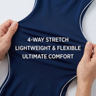 Adoretex Women's Polyester Unitard Swimsuit (FP003)