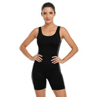 Adoretex Women's Polyester Unitard Swimsuit (FP003)