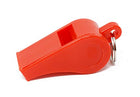 Adoretex Sport Guard Pea Coach Plastic Whistle With Lanyard (WK003S) Red