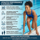 Adoretex Girl's/Women's Solid Speed Back (FS001)
